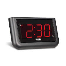 Where timersec = time in seconds. Amazon Com Rca Digital Alarm Clock Large 1 4 Led Display With Brightness Control And Repeating Snooze Ac Powered Compact Reliable Easy To Use Black Home Audio Theater