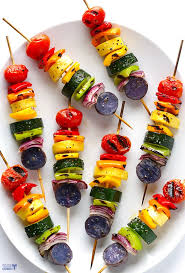 Gimme Some Oven Rainbow Veggie Skewers Gimme Some Oven Rainbow Food Veggie Skewers Food