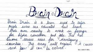 More and more third world science and technology educated people are heading for more prosperous countries seeking higher wages and better working conditions. Brain Drain Essay Brain Drain Causes Effects And Solutions Of Brain Drain Problem Of Brain Drain Youtube