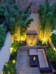In addition, pots of flowers, which are changed seasonally, concentrate color at strategic points. Look Find The Best Ideas Tips Small Garden Lighting Design Simdreamhomes Smallgardenlighting Li Garden Design Small Garden Design Garden Lighting Design