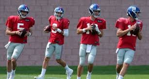 after eli manning the giants qb depth chart is up in the air