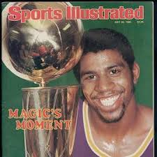 Los Angeles Lakers Earvin Magic Johnson, 1980 Nba Finals Sports Illustrated  Cover Photograph by Sports Illustrated