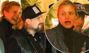 Cameron diaz husband good charlotte christmas shopping bands band band memes music bands. Cameron Diaz Spends Some Quality Time With Husband Benji Madden During Rare Outing Daily Mail Online