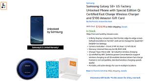 Find amazing prices, promotions & support available in lebanon. Deal Get Samsung Galaxy S8 Wireless Charger And 100 Gift Card For 725 Gsmarena Com News