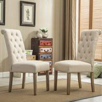 Beautiful dining room chairs especially for this price point i was extremely surprised!!!!! Tufted Dining Chairs Walmart Com