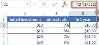 Compound Interest Formula And Calculator For Excel