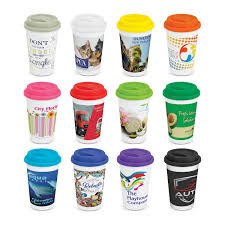 With many coffee shops offering discounts for reusable cups, this will pay for itself in a few months of regular usage, and is great for the environment! Custom Branded Aztec Double Wall Coffee Reusable Coffee Cup Full Colour High Quality Promo