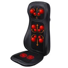 King Bird Shiatsu Massage Seat Cushion With Heat 3 Height Adjustable Full Back Neck Massager Kneading Rolling Vibration Massage Chair Cushion For Home Offi Shiatsu Massage Neck Massage Shiatsu