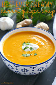 Best Ever Creamy Carrot Ginger Soup Recipe Ginger Soup Recipe Carrot Ginger Soup Recipe Carrot Soup Recipes