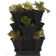 Self Watering Planter Mini Garden Stacker Stackable Hangable Indoor Outdoor Stacking Plant Self Watering Planter Mini Garden Flower Pots Outdoor