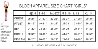 12 you will love bloch sizes