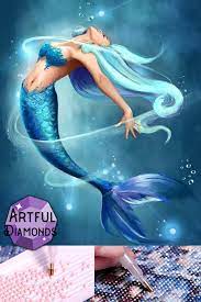 You can find astonishing diamond paintings of your favorite cartoon characters in this collection. Pin On Mermaid Diamond Painting Kits
