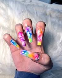 70 long acrylic nails design ideas. 200 Bright Nails Ideas Nails Nail Designs Nail Art Designs