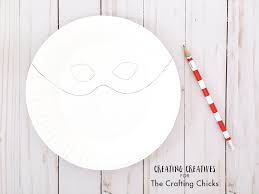 Cool free printable ninja eyes. Paper Plate Mask With Free Printable The Crafting Chicks