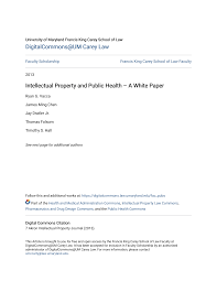 Intellectual Property and Public Health