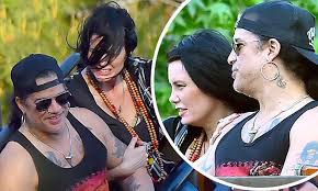 He is not dating anyone currently. Slash Takes New Girlfriend Meegan And Sons To Disneyland Daily Mail Online