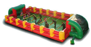Its overall size is very compact and comes with a return ball compartment also. Human Foosball Game Life Size Foosball Table Foosball Soccer