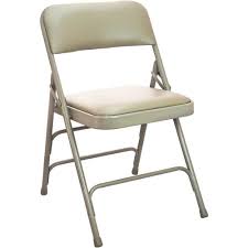 Beige Vinyl Padded Folding Chairs Metal Folding Chairs Padded Folding Chairs Folding Chair