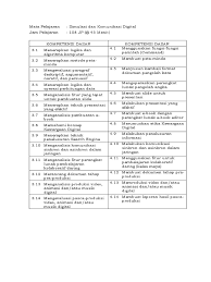 Sedangkan untuk silabus simulasi dan komunikasi digital smk tahun. Ki Kd Simkomdig Pdf Pdf