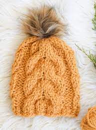 Golden butterfly hat, dripping gold knit hat, monarch beautiful beanie, illusion black and gold skull cap, fits most noodlesoxllc. How To Knit A Cable Hat Golden Waves Toque Mama In A Stitch