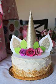 Diy Unicorn Birthday Party Decorations Banner Cake Topper Party Favors And Masks The Denver Housew Diy Unicorn Cake Diy Cake Topper Unicorn Cake Topper