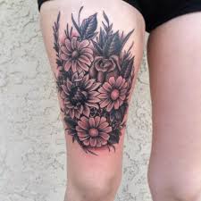 What is the significance of sunflower tattoos? Hi Def Ink Tattoo Studio Flowertattoos Daisy Rose Sunflower Tattoos