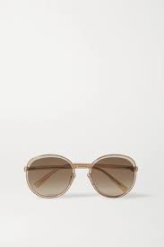 Longtemps oubliées, les lunettes rondes reviennent en porter des lunettes de vue rondes vous rend remarquable. Dore Lunettes De Soleil Rondes Oversize En Acetate Et En Metal Dore Givenchy Net A Porter