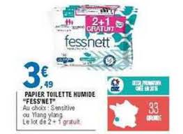 Offre Papier Toilette Humide Fess Net Chez E Leclerc