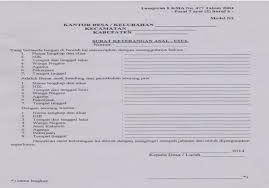 Surat Keterangan Asal Usul Online Person Surat