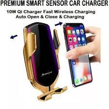 Although there are multiple technologies for wireless charging, qi wireless charging is by far the most popular technology in the market and the most implemented. Premium Car Wireless Charger Auto Clamping Smart Sensor 10w Fast Charger Gold Ebay