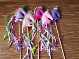 Horse Wand Pretend Play Wand Imaginary Play Wand Horse Etsy In 2020 Ribbon Wands Diy Wedding Wands Wands