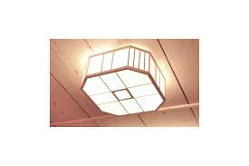 5 out of 5 stars. Japanese Ceiling Lamp Akaru In Solid Pine Wood Natural Rice Paper