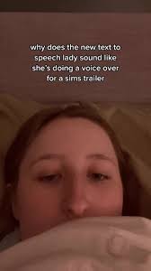 Text-to-Speech Lady Sounds Like Sims Trailer Voiceover