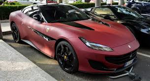 Red and black ferrari car. Ferrari Portofino Spotted With Matte Red Black Dual Tone Exterior Carscoops