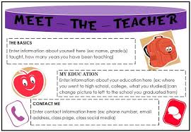 Most of the conference's takes place in the presence of their children, these are face to face conferencesif any of. Meet The Teacher Template Beautiful Designs Go Science Girls