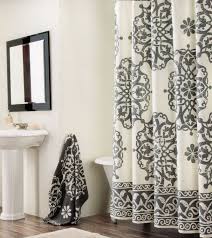 Black And Blue Shower Curtain Amazon Com Tahari Luxury Cotton Shower Curtain Aqua Blue White Paisley Medallion Light Gray White Cotton Shower Curtain Fabric Shower Curtains Curtains