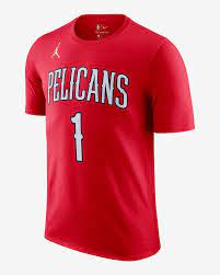 Zion williamson basketball jerseys, tees, and more are at the official online store of the nba. Zion Williamson Pelicans Statement Edition Jordan Nba T Shirt Fur Herren Nike Be