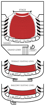 Inb Performing Arts Center Seating Map