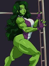 she-hulk (marvel) drawn by dlusional | Danbooru
