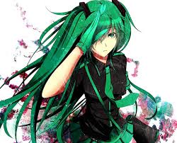 The hottest male anime characters. Hd Wallpaper Green Haired Girl Anime Character Love Is War Art Lily Vocaloid Wallpaper Flare