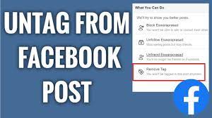 Select options at the bottom of the image. How To Untag Yourself From Facebook Posts In 2020 Youtube