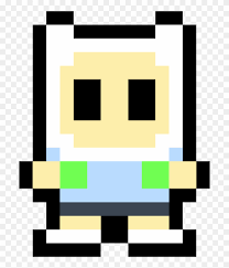 A ʁ (t) 1, aussi appelé art du pixel ou art des pixels [a ʁ. Cute Finn Pixel Art Minecraft Finn Clipart 1876667 Pikpng