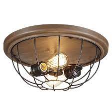 25 master bedroom lighting ideas ceiling lights hanging light. Home Decorators Collection 15 75 In 2 Light Vintage Bronze Bedroom Flush Mount With Open Cage Frame 7952hdc The Home Depot
