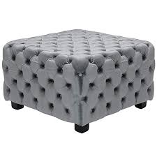 Black And White Ottoman Bench Duhome Elegant Lifestyle Velvet Ottoman Light Gray Tufted New Ottoman Bench Wooden Legs Upholstered Ottoman Sto Upholstered Ottoman Ottoman Bench Ottoman Stool