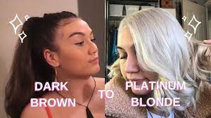 An elegant yet edgy combination of black and silver platinum. Dark Brown To Platinum Blonde Impulsive Decision Ngl Youtube