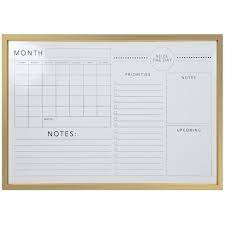 Join the trend with this gold custom framed whiteboard. Find The Gold Wall Calendar Memo Dry Erase Board By Ashland At Michaels Dry Erase Wall Calendar Dry Erase Wall Dry Erase Board Calendar