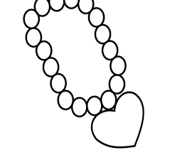 Necklace coloring pages are a fun way for kids of all ages to develop creativity, focus, motor skills and color recognition. Necklace Coloring Pages Coloring Home