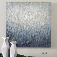 Check spelling or type a new query. Textured Abstract Painting Wall Art Blue Grey Scenario Home