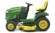 This lever pulls out to allow you to push your lawn mower outdoors to start it. Tractordata Com John Deere L120 Tractor Information