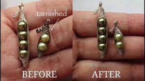 How to clean silver earrings. How To Clean Tarnished Silver Pearl Jewelry Using Common Household Items Youtube
